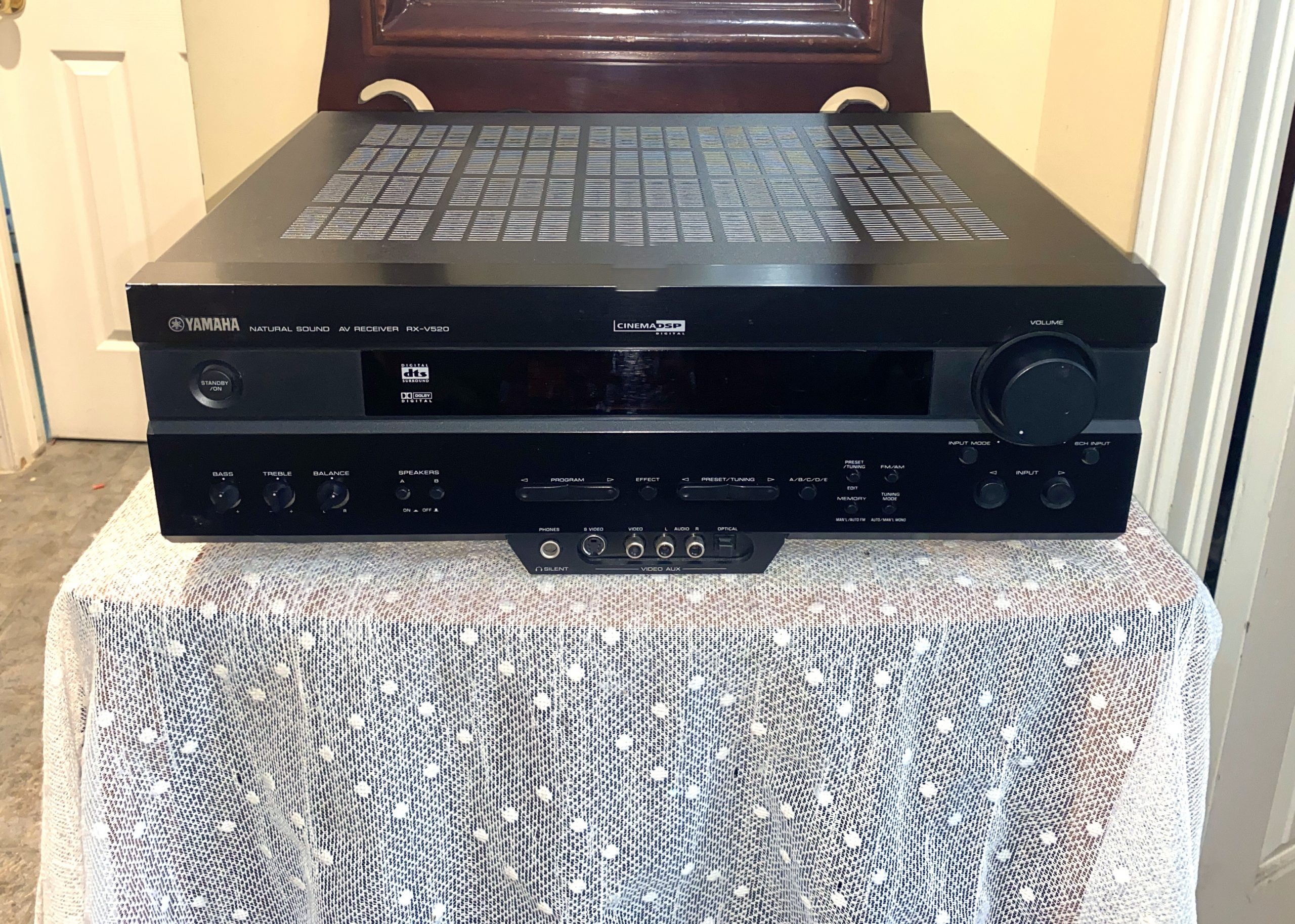Yamaha-RX-V520-1-p3 Yamaha 400 Watt 5.1 AVR 5 Digital Inputs, Remote RX-V520 - Image 1