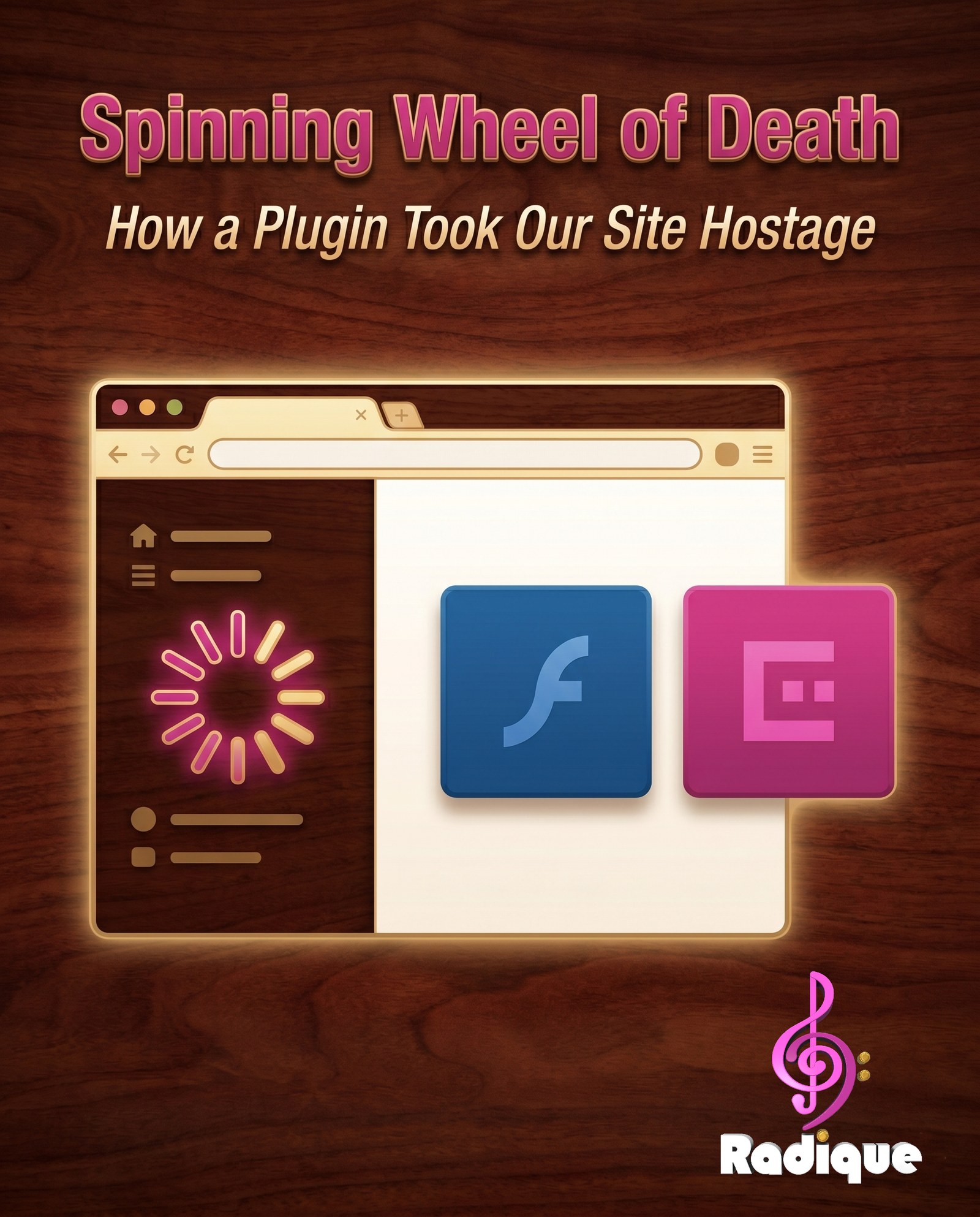 Spinning wheel of death — Facebook plugin outage story