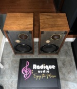 Rectilinear XI Speakers — Lattice Grilles, Walnut, Recapped, USA - Image 3