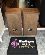Rectilinear XI Speakers — Lattice Grilles, Walnut, Recapped, USA - Image 5