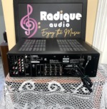 Rear panel of the Yamaha R-S300 with A and B speaker binding posts, phono, CD and line RCA inputs and the FM and AM aerial terminals