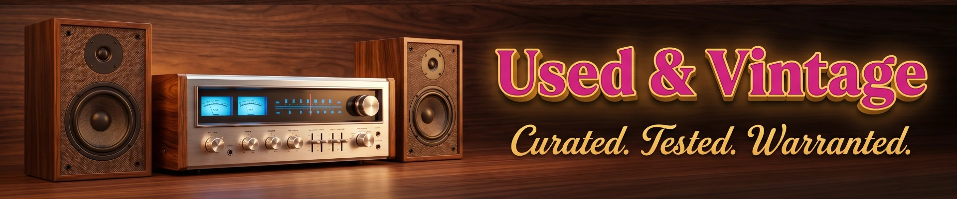 Radique used and vintage audio — curated, tested, warranted