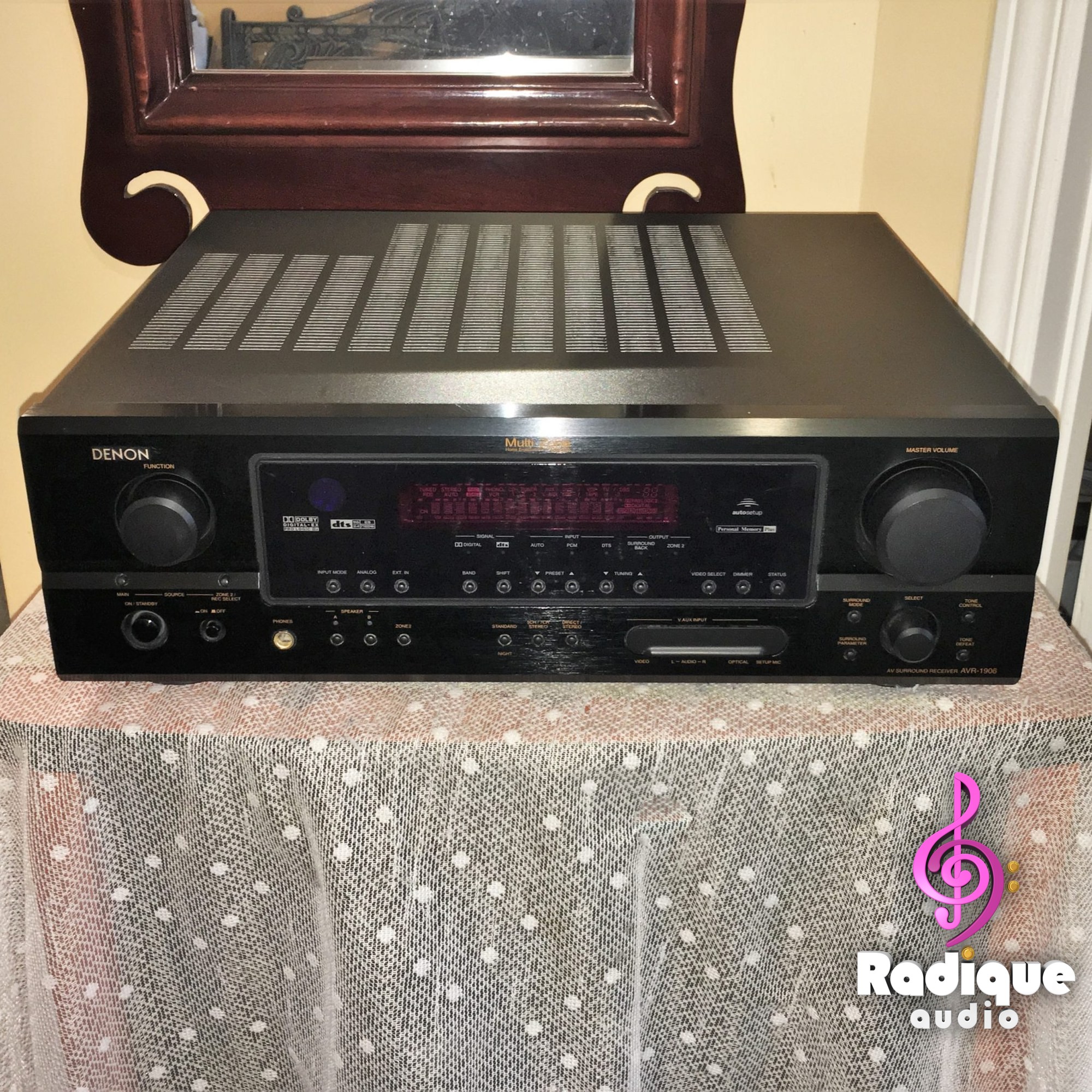 Denon-AVR-1906-1-p3-Thumb-Logo Denon 595 Watt 7.1 AVR w/ 2nd Zone AVR-1906 - Image 1