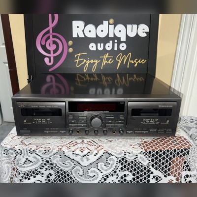 JVC TD-W709 Dual Cassette Deck - Auto-Reverse, Dolby B/C, HX Pro