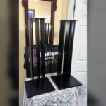 MDF Tri-Pillar Speaker Stands 29.5", Solidly Built