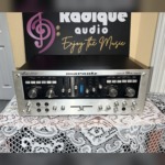 Marantz 3800 audiophile stereo preamplifier, made in USA — front view of the silver faceplate and full control array