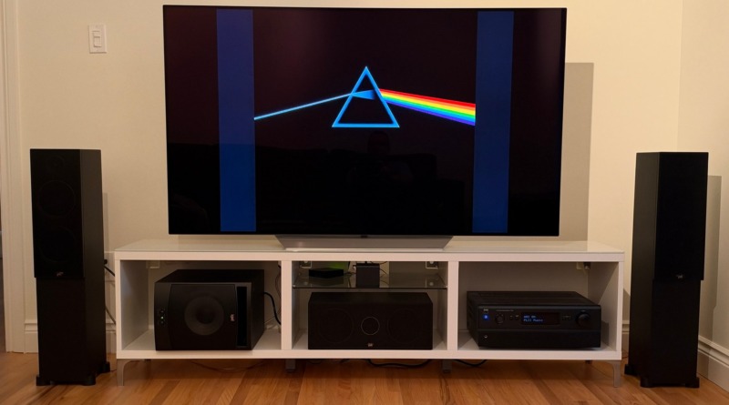 Michael B.’s PSB speaker system in Kingston, Ontario