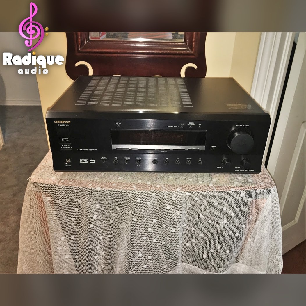 Onkyo-TX-DS494-1-Thumb-Logo Onkyo 275 Watt 5.1 AVR w/ Phono & Remote TX-DS494