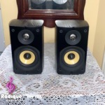 PSB Imagine Mini bookshelf speakers — front view with grilles off