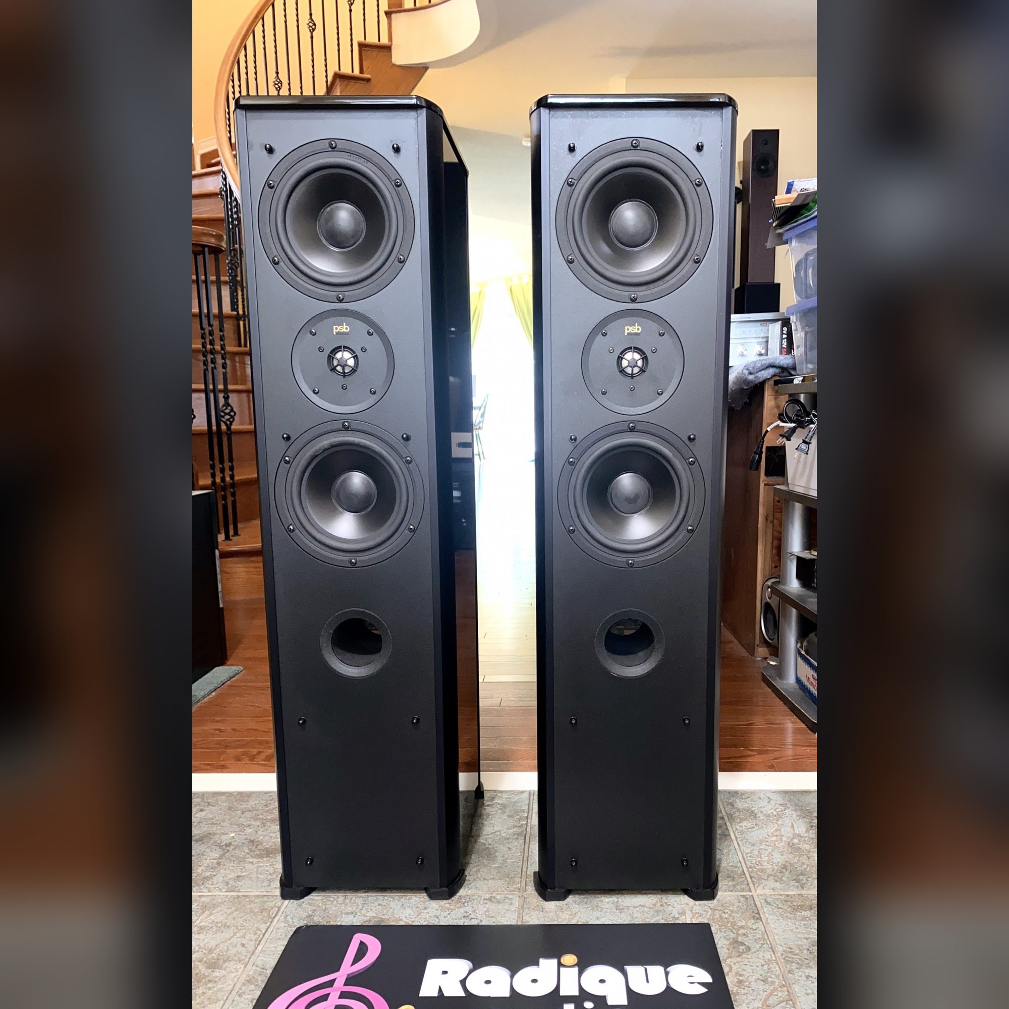 PSB-Stratus-High-Gloss-Black-1-p3-Thumb High End PSB Tower Speakers in High Gloss Black Stratus Silver