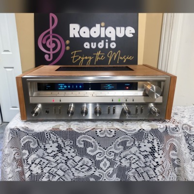 Pioneer SX-3600 stereo receiver in custom Ottawa cherry cabinet — Radique Audio