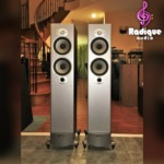 Polk Audio RTi8 tower speakers — front view with grilles off