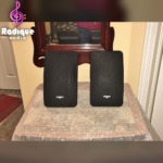 Weird Looking Polk Audio Speakers w Good Sound M2