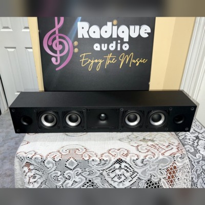Polk Monitor XT35 Center Channel Speaker; Ultra-Low Profile