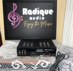 Rear panel of the Realistic STA-20 receiver with the tape and input RCA jacks, speaker terminals and the model 31-1979 label