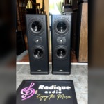 Tannoy Profile 633 (D30) towers — front view with grilles off