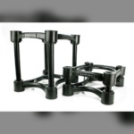 IsoAcoustics ISO-200 isolation stands pair for large speakers and studio monitors.