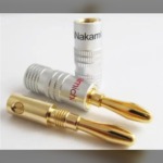 High Quality 100% Brand new! Nakamichi Speaker banana plug connector 24k Gold.