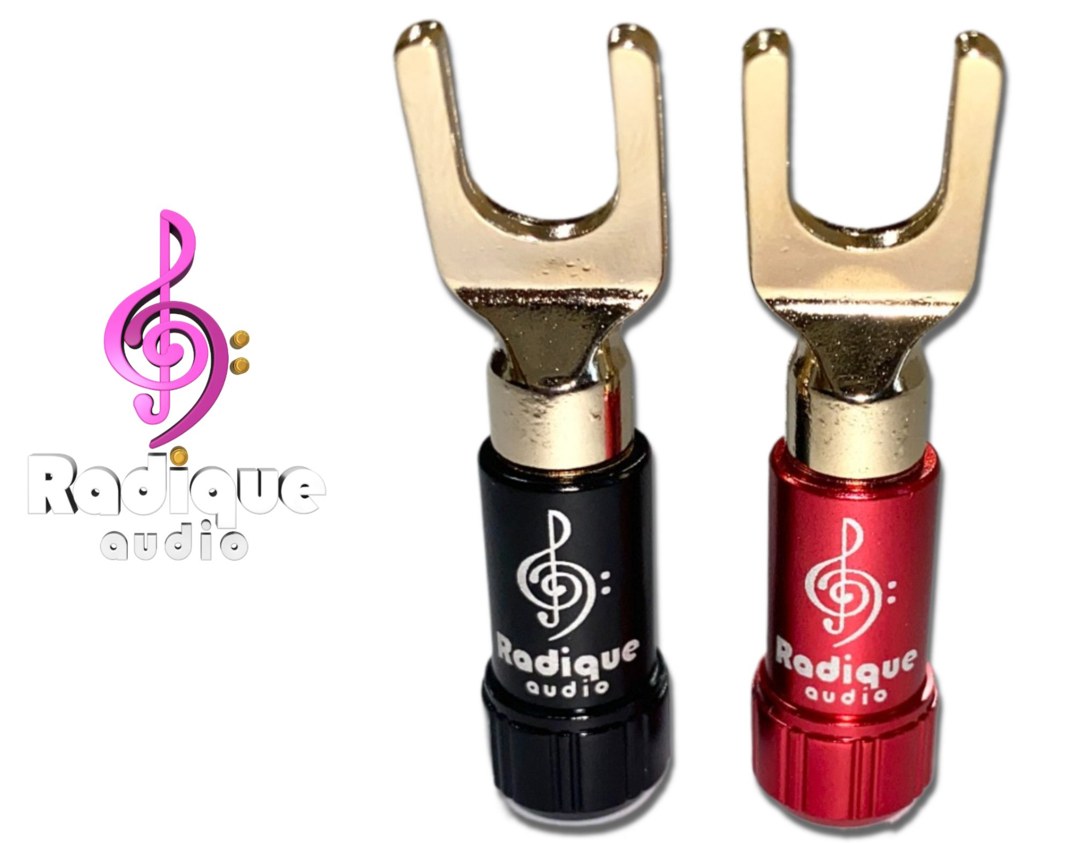 Radique Audio Spade Connectors